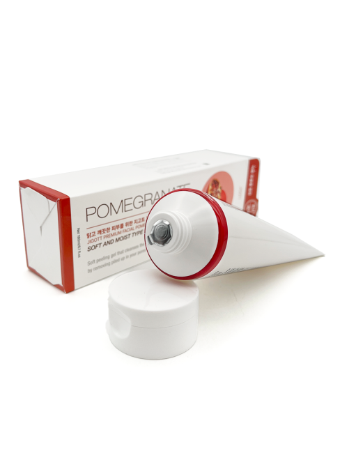 Jigott Премиум пилинг-ската с экстрактом Граната Premium Facial Pomegranate Peeling Gel, 180 мл