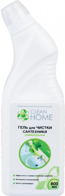 Clean Home Гель для чистки сантехники, 800 мл Clean Home Гель для чистки сантехники, 800 мл