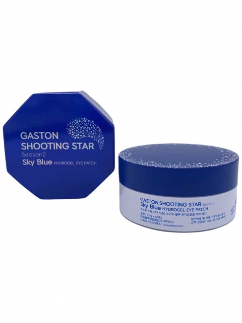 Gaston Гидрогелевые патчи для кожи вокруг глаз Shooting Star Season2 Sky Blue Hydrogel Eye Patch, 60 шт