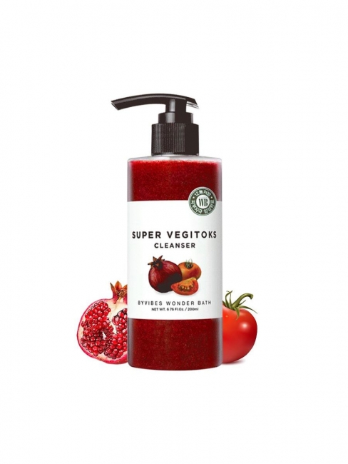 Wonder Bath Универсальное детокс очищение для лица Super Vegitoks Cleanser Red, 200 мл
