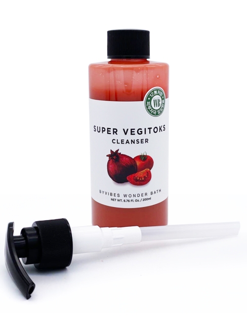 Wonder Bath Универсальное детокс очищение для лица Super Vegitoks Cleanser Red, 200 мл
