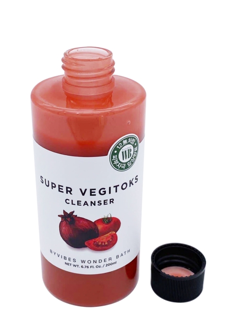 Wonder Bath Универсальное детокс очищение для лица Super Vegitoks Cleanser Red, 200 мл