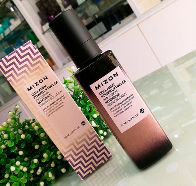 MIZON Collagen Power Lifting EX Emulsion Лифтинг-эмульсия для лица с коллагеном, 150 мл 