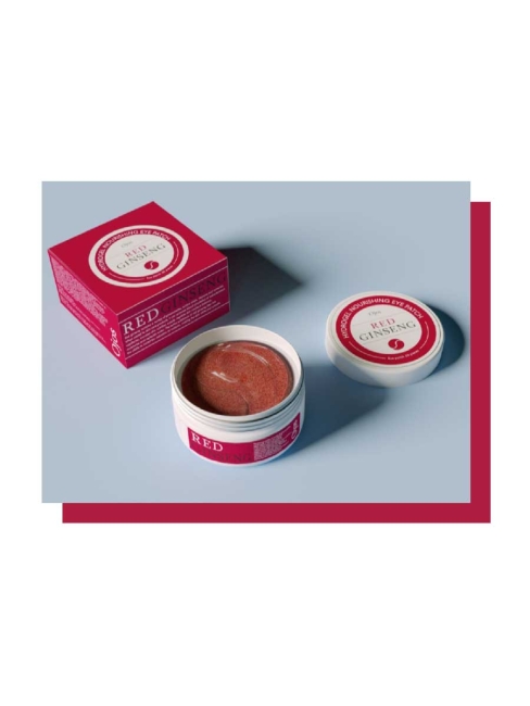 Ojos Патчи под глаза гидрогелевые питательные с экстрактом красного женьшеня Hydrogel Nourishing Red Ginseng Eye Patch, 60 шт Ojos Патчи под глаза гидрогелевые питательные с экстрактом красного женьшеня Hydrogel Nourishing Red Ginseng Eye Patch, 60 шт