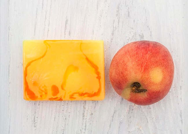 Кафе Красоты Глицериновое мыло "Персиковый фромаж", 100 г