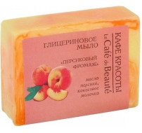 Кафе Красоты Глицериновое мыло "Персиковый фромаж", 100 г