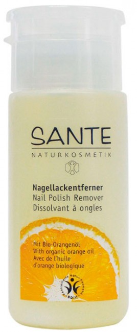 Sante Жидкость для снятия лака с апельсиновым маслом и органическим спиртом, 100 мл Sante Жидкость для снятия лака с апельсиновым маслом и органическим спиртом, 100 мл