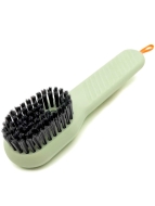 Щетка для чистки обуви с дозатором зеленая, 1 шт