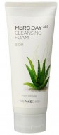 THE FACE SHOP Herb Day 365 Cleansing Foam Aloe Пенка для умывания Алоэ, 170 мл