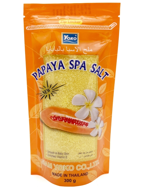 Yoko Скраб для тела солевой с папайей Papaya Spa Salt, 300 г