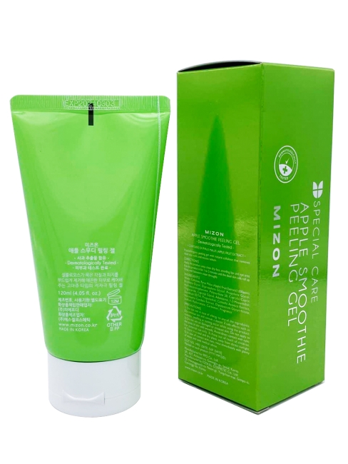 MIZON Пилинг гель с экстрактом яблока Apple Smoothie Peeling Gel, 120 мл