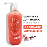 L'odeurlette Парфюмированный шампунь для волос с ароматом цветка вишни Colorfit Cherry Fleur Hair Shampoo, 500 мл L'odeurlette Парфюмированный шампунь для волос с ароматом цветка вишни Colorfit Cherry Fleur Hair Shampoo, 500 мл