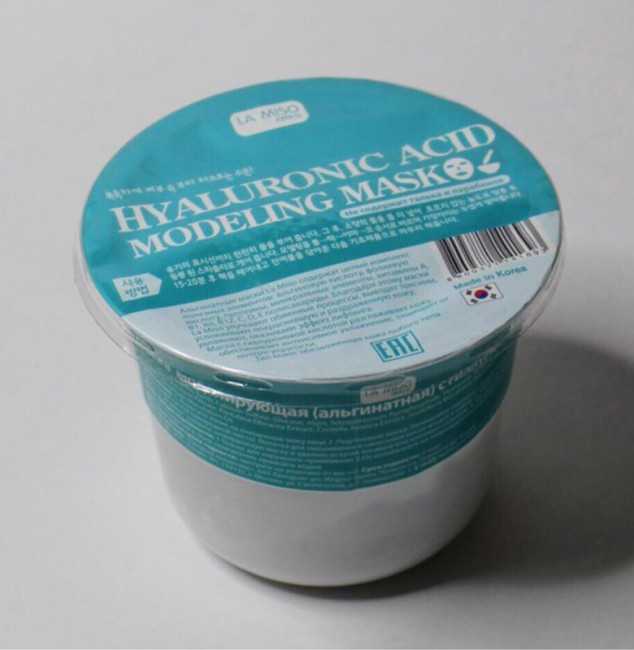 LA MISO Hyaluronic Acid Modeling Mask Маска моделирующая (альгинатная)с гиалуроновой кислотой, 28 г