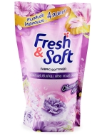 LION Кондиционер для стирки белья парфюмированный Фиолетовый роман Essence Fresh & Soft Violet Romance, 500 мл