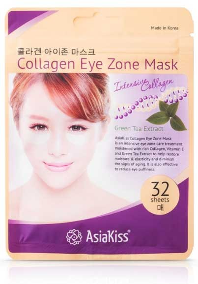 AsiaKiss Collagen Eye Zone Mask Патчи для области под глазами с коллагеном, 32 шт AsiaKiss Collagen Eye Zone Mask Патчи для области под глазами с коллагеном, 32 шт