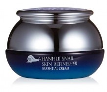 Bergamo Hanhui Snail Skin Refinisher Essential Cream Крем антивозрастной с муцином улитки, 50 мл