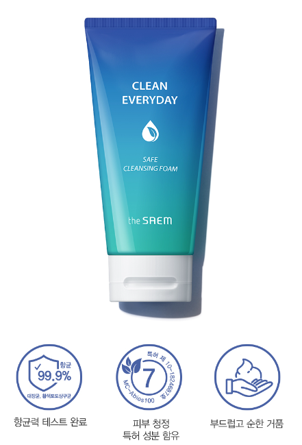 The Saem Пенка для умывания Clean Everyday Safe Cleansing Foam, 150 мл The Saem Пенка для умывания Clean Everyday Safe Cleansing Foam, 150 мл