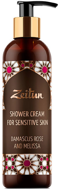 Zeitun Подарочный набор "Роза и мелисса": Гель для душа 250 мл и Молочко 250 мл