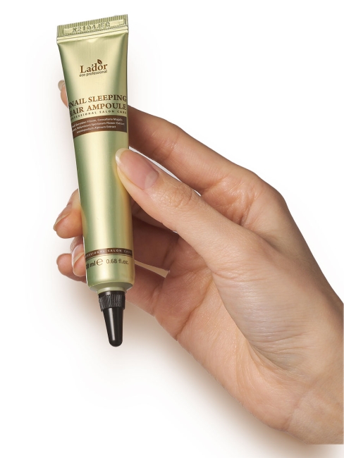 La'dor Ночная восстанавливающая сыворотка для волос Snail Sleeping Clinic Ampoule, 20 мл La'dor Ночная восстанавливающая сыворотка для волос Snail Sleeping Clinic Ampoule, 20 мл