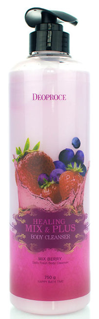Deoproce Healing Mix & Plus Body Cleanser Mix Berry Гель для душа Ягодный микс, 750 г Deoproce Healing Mix & Plus Body Cleanser Mix Berry Гель для душа Ягодный микс, 750 г