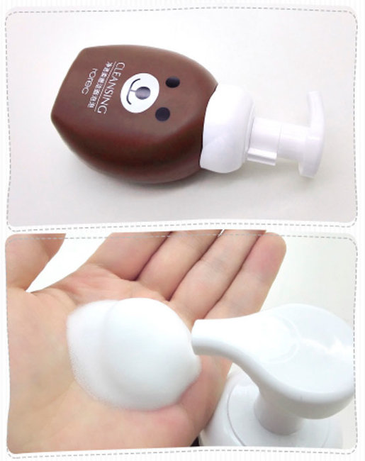 Rorec Cleansing Bear Воздушная пенка для умывания с яблоком, 300 мл