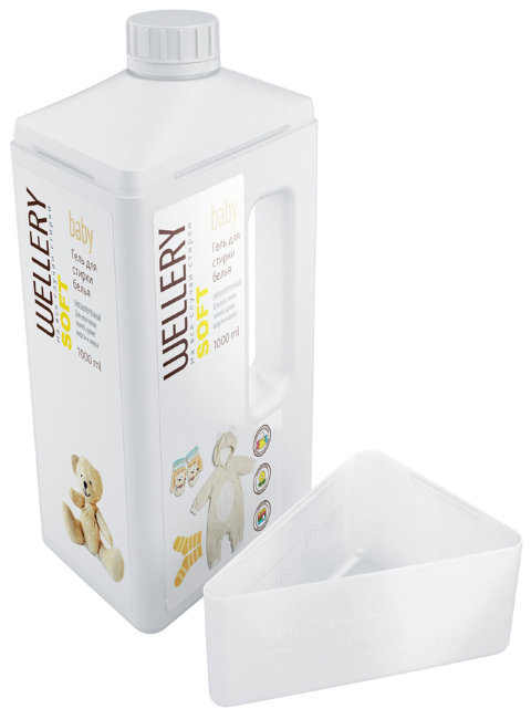 Wellery Гипоаллергенный гель для стирки детских вещей, 1 л