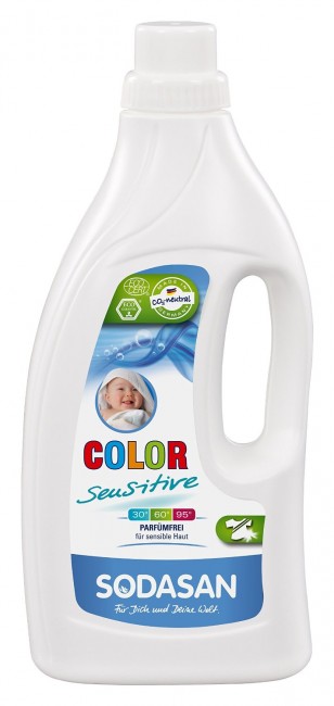 Sodasan Sensitive Жидкое средство для стирки цветных вещей Сенситив, 1,5 л