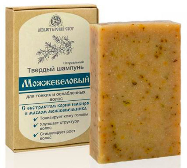 Kleona Твердый шампунь Можжевеловый, 85 г