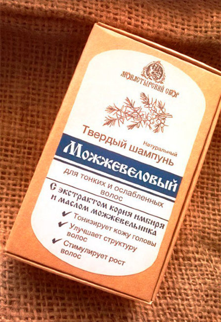 Kleona Твердый шампунь Можжевеловый, 85 г