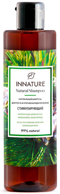 Innature Бальзам натуральный Стимулирующий для роста и против выпадения волос, 250 мл