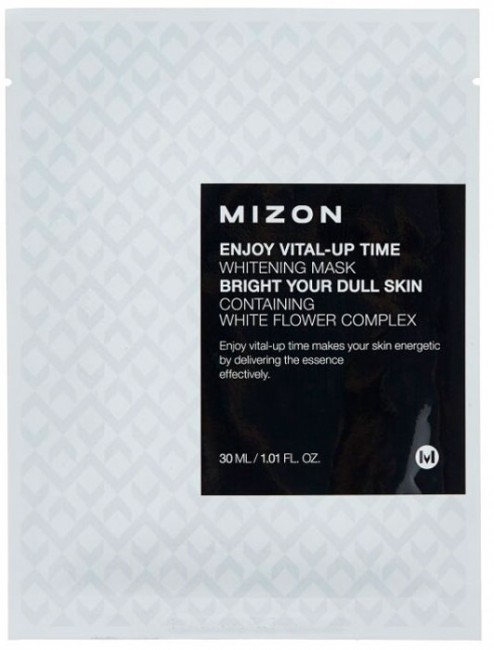 MIZON Enjoy Vital-Up Time Whitening Mask Осветляющая тканевая маска, 30 мл