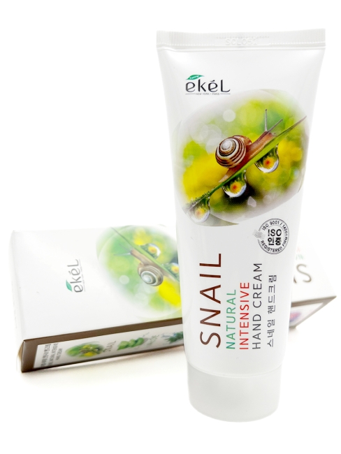 Ekel Крем для рук питательный с муцином улитки Snail Natural Intensive Hand Cream, 100 мл