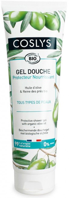 Coslys Гель для душа для восстановления и защиты с органической Оливой, 250 мл