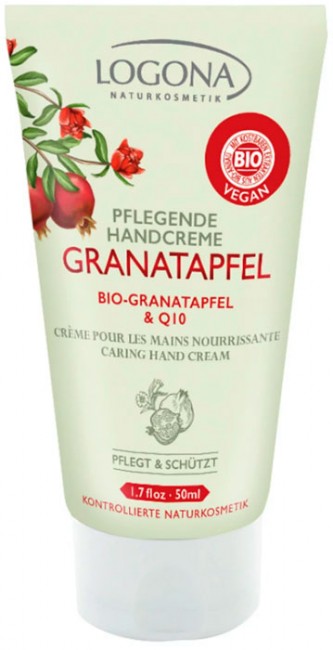 Logona Крем для рук Питательный с био-гранатом и Q10, 50 мл Logona Крем для рук Питательный с био-гранатом и Q10, 50 мл