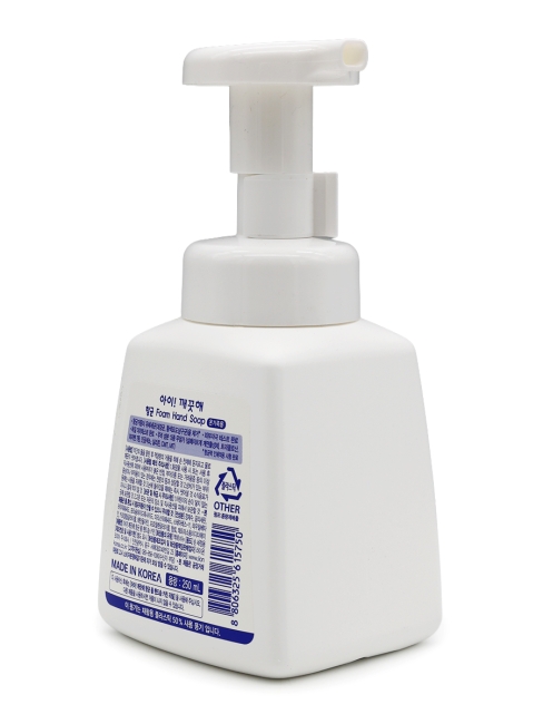 LION Жидкое пенное кухонное мыло для рук антибактериальное с ароматом базилика Ai Kekute Foam Hand Soap Kitchen, 250 мл