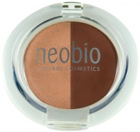 Neobio Двойные тени для век 02 Коричневое шампанское, 2,5 г