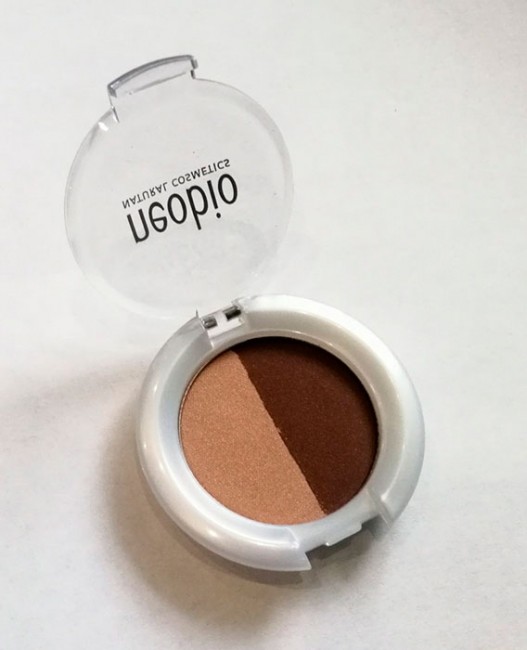 Neobio Двойные тени для век 02 Коричневое шампанское, 2,5 г