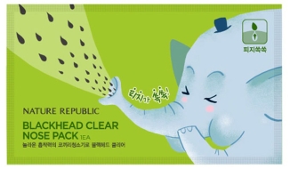 NATURE REPUBLIC Blackhead Clear Nose Pack Наклейки от черных точек, 1 шт