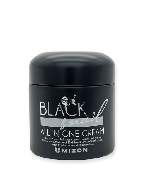 MIZON Крем для лица с экстрактом черной улитки Black Snail All In One Cream, 75 мл MIZON Крем для лица с экстрактом черной улитки Black Snail All In One Cream, 75 мл