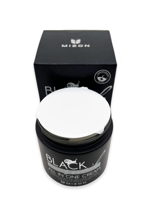 MIZON Крем для лица с экстрактом черной улитки Black Snail All In One Cream, 75 мл MIZON Крем для лица с экстрактом черной улитки Black Snail All In One Cream, 75 мл