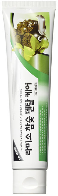 LA MISO Hardwood Charcoal Dental Care Toothpaste Зубная паста с древесным углем, 150 г