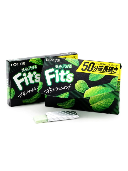 LOTTE Жевательная резинка мятная 2 пачки Fit's Original Mint, 2 x 24.6 г LOTTE Жевательная резинка мятная 2 пачки Fit's Original Mint, 2 x 24.6 г