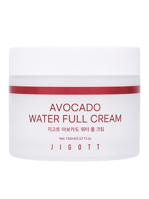 Jigott Крем для лица увлажняющий с авокадо Avocado Water Bomb Cream, 150 мл Jigott Крем для лица увлажняющий с авокадо Avocado Water Bomb Cream, 150 мл
