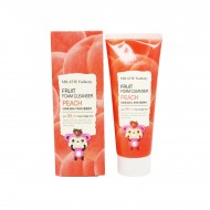 Milatte Пенка для умывания Персик  Fashiony Fruit Foam Cleanser Peach, 150 мл