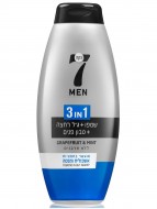 Neca 7 Мужской шампунь, гель для душа и умывание для лица 3 в 1 с экстрактом мяты и грейпфрута, 750 мл