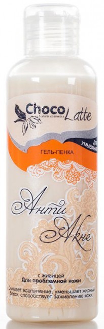ChocoLatte Гель-пенка для умывания Анти-Акне (с живицей) для проблемной кожи, 100 мл ChocoLatte Гель-пенка для умывания Анти-Акне (с живицей) для проблемной кожи, 100 мл