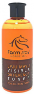 FarmStay Jeju Mayu Visible Defference Toner Тонер с лошадиным маслом, 350 мл