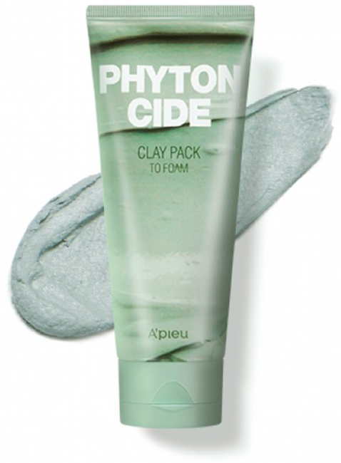 A'PIEU Phytoncide Clay Pack Маска пенка для умывания, 100 г