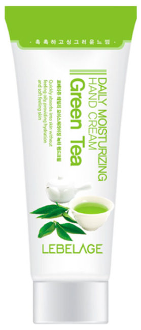 Lebelage Daily Moisturizing Green Tea Hand Cream Крем для рук увлажняющий с экстрактом зеленого чая, 100 мл