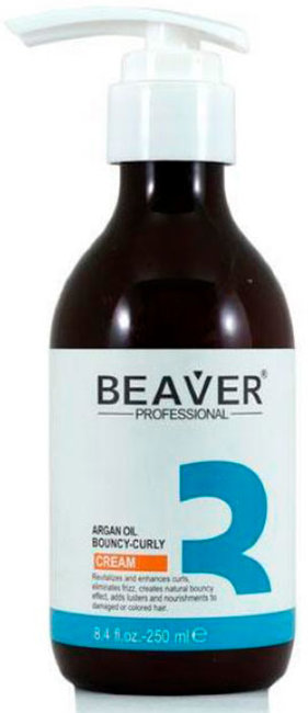 Beaver Professional Argan Oil Bouncy-curly Cream Крем для моделирования упругих локонов на основе арганового масла, 250 мл Beaver Professional Argan Oil Bouncy-curly Cream Крем для моделирования упругих локонов на основе арганового масла, 250 мл